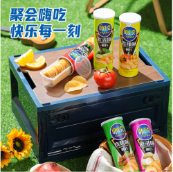 可比克 薯片*4罐桶装组合