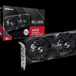 华擎（ASRock）AMD显卡Radeon RX7650GRE 8G台式机游戏直播设计渲染独立显卡 华擎 RX7650GRE CL SE 8GO