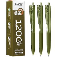 宝克 0.5mm CS双珠笔尖 1200米巨能写6支/盒 速干/多色可选!