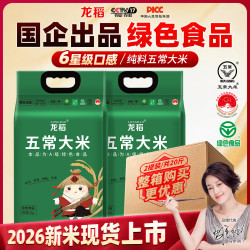 龙稻 2026年新米[绿色五常大米]东北20斤装正宗高端优质新鲜长粒粳米