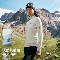 伯希和 户外美利奴羊毛快干T恤女秋季登山徒步打底衣男款