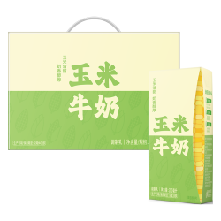 新希望 玉米+纯牛奶 轻食代餐 膳食纤维玉米饮品200ml*10
