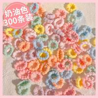 品茱司 儿童螺纹防滑发圈高弹力橡皮筋女童扎头发头绳发饰宝宝毛巾发圈女