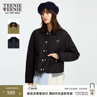 TEENIE WEENIE 小熊字母棉服 黑色 S 女士外套