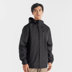 迪卡侬 NH500 防风防水 黑色 XL 冲锋衣