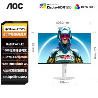 移动端：AOC Q27G4ZDP/WS 四代OLED 27英寸显示器