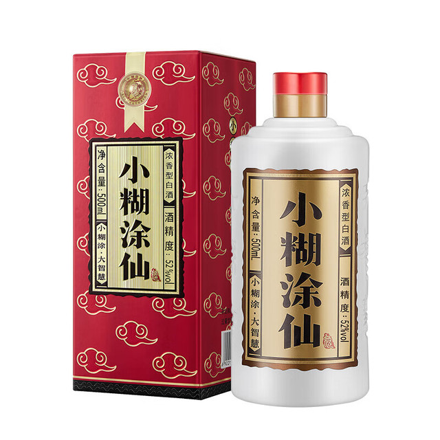 小糊涂仙 普仙 52度浓香型白酒 500ml