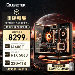 丽台 X751 i5-14400F RTX5060 32G+1T 台式电脑主机