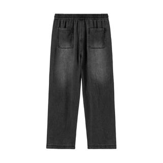 BOY LONDON N55900 莱赛尔直筒牛仔裤 黑色 XL