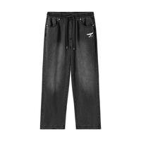 BOY LONDON N55900 莱赛尔直筒牛仔裤 黑色 XL