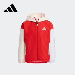 adidas HC2737 儿童加绒梭织风衣夹克 M 116