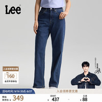 Lee 26懒懒裤 舒适直筒 深蓝色 28 女士牛仔裤