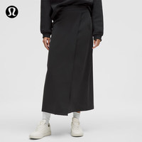 lululemon 丨Daydrift™ 女士高腰长款半身裙 LW8AOHS 黑色 M