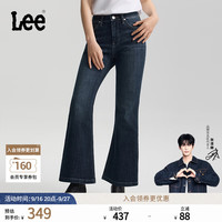 Lee 修身大喇叭牛仔裤 深蓝色 27码