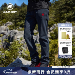 MAMMUT Clion 防风保暖抓绒软壳裤 黑色 L