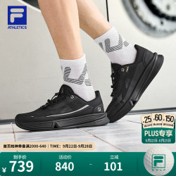 FILA AURA随行鞋 厚底缓震 黑-BK 39 女款跑鞋