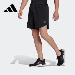 adidas 速干透气 黑色 S 运动短裤