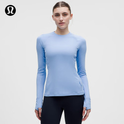 lululemon It's Rulu 女士长袖运动衫 芯吸 西纳特拉蓝 M