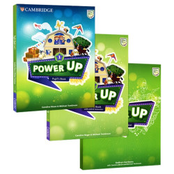 《power up剑桥国际少儿英语》1级课本练习册+手册+在线账号