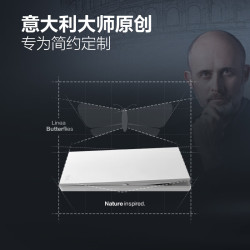 公牛 G57蝶翼超薄 16A大功率三孔空调插座 暮雪白