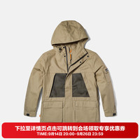 Timberland 官方男装户外中长款风衣防泼水冲锋衣连帽外套夹克A6PZH DH4 M 175/100A