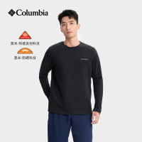 Columbia XE9365 银点热能 UPF50防晒 黑色 XL 长袖T恤