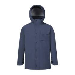 CANADA GOOSE 连帽风衣徽章中长款冲锋衣外套