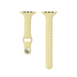 iSeriseWatch 适用苹果手表S11波点透气表带iWatch12/10显瘦小蛮腰腕带applewatch9SE韩系小波点女款夏运动