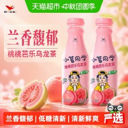 统一 低糖桃桃芭乐乌龙茶  桃桃芭乐 480mL*15瓶