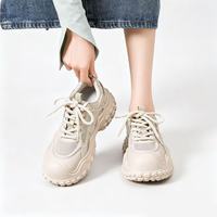 则则 厚底老爹鞋女 2026秋季新款 复古休闲徒步登山鞋户外运动鞋