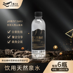 大秦之水 八水秦岭 饮用天然泉水 380ml*6 380ml*6