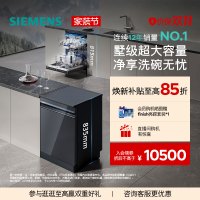 西门子 智净魔方18套独立嵌入式晶蕾烘干消毒家用全自动洗碗机ZB24