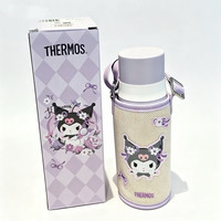 THERMOS 膳魔师 儿童保温杯FFM 316L不锈钢 库洛米+杯套 370ml