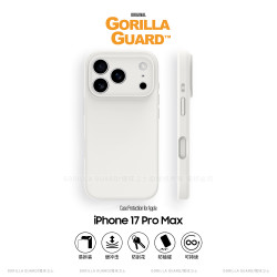 GORILLA GUARD 液态硅胶亲肤手感适用Apple/苹果iPhone17ProMax磁吸硅胶手机壳MagSafe简约轻奢全包防摔外壳白