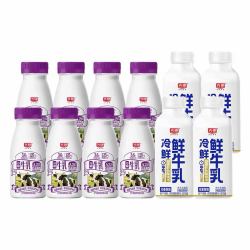 光明 A2β酪蛋白185ml*8瓶+inf冷鲜鲜牛乳200ml*4瓶巴氏杀菌