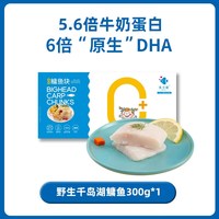 鱼小妮 儿童千岛湖鳙鱼块宝宝DHA鱼肉鱼排中段去刺婴幼儿辅佐食材