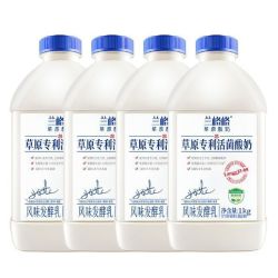兰格格 草原专利活菌酸奶 1kg*4瓶