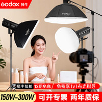 神牛 SL150III/200III/300III补光灯三代直播间常亮灯采访录像拍视频人像打光灯球形摄影灯 SL150III