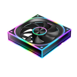 京品鹿 星辰Max 120风扇 黑色正叶 水冷12CM机箱风扇ARGB神光同步台式电脑散热联体积木风扇