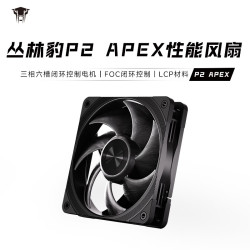 丛林豹 P2 CORE/APEX性能扇LCP机箱风扇12cm冷排机箱大风量风压120 P2 APEX