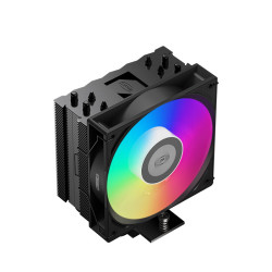 超频三 超频3（PCCOOLER）RT400 ARGB 黑色 CPU风冷散热器（4热管/高性能风扇/三角波浪鳍片/支持1851 AM5）