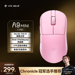 艾泰克 A9MINI 无线双模 云胭粉 鼠标