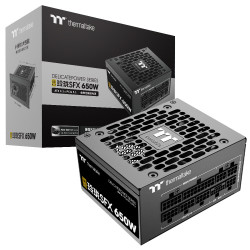 曜越 Tt）额定650W 玲珑SFX 电脑电源（原生PCIe5.1/ATX3.1规范/80PLUS金牌/全日系电容）YFS