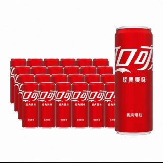 可口可乐 碳酸饮料经典摩登罐330ml*24罐