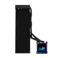 联力 方屏 一体式水冷散热器 LCD屏