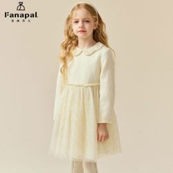 法纳贝儿2026春款女童连衣裙洋气高端公主裙春装小女孩春季衣服