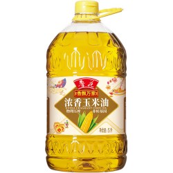 鲁花 香飘万家浓香玉米油5L 物理压榨 非转基因