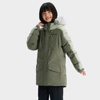 Columbia 户外秋冬女子大童儿童金点热能保暖机织连帽棉服外套
