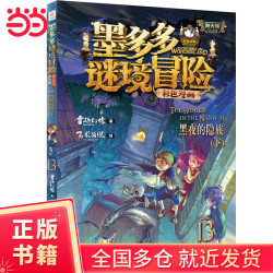 墨多多谜境冒险 彩色漫画13 黑夜的隐族（下） 阳光版 雷欧幻像 儿童故事书6-12岁 三环出版社