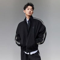 卡宾 织带立领夹克+结构分割T恤*2件